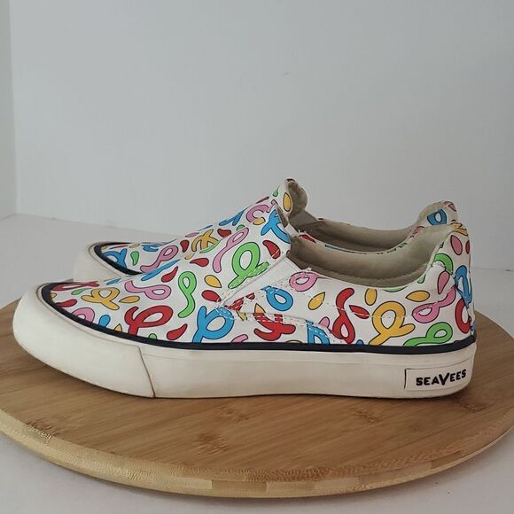 SeaVees x McConnells Ice Cream Rainbow Hawthorne Slip On Women's Size 8 - Picture 6 of 8